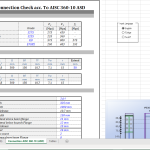 Excel file Structural Steel Beam-to-Column Connection Design per AISC 360-10