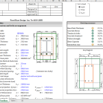 Excel Calculation Sheet for Steel Base Plate Design Per AISC