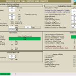 Excel File Sheet Solar Power System Design Calculator