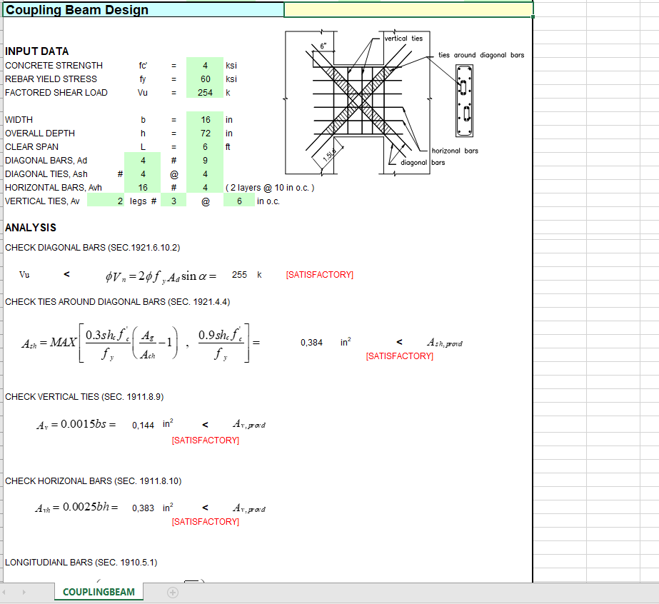 Comprehensive Excel Templates for Structural Design – 19 ACI 318 Standard Sheets for Civil Engineers