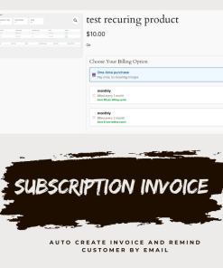 Recurring Invoice – Automate Your WooCommerce Recurring Payments – Multi-language Frontend Support