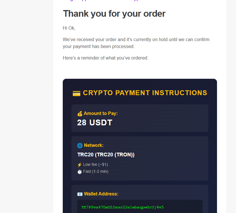 USDT/USDC Crypto Payment WooCommerce Plugin – with Binance Auto-Verification